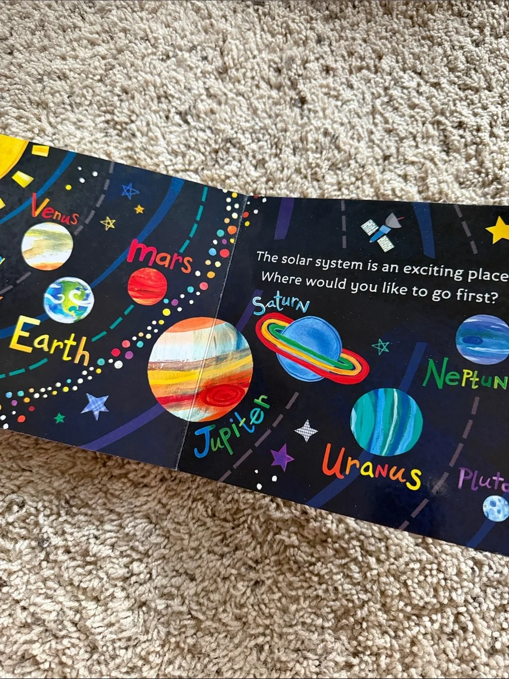 3/$25 🪩 Hello, World! solar System Planet Board Book | Toddler + Children’s Book
